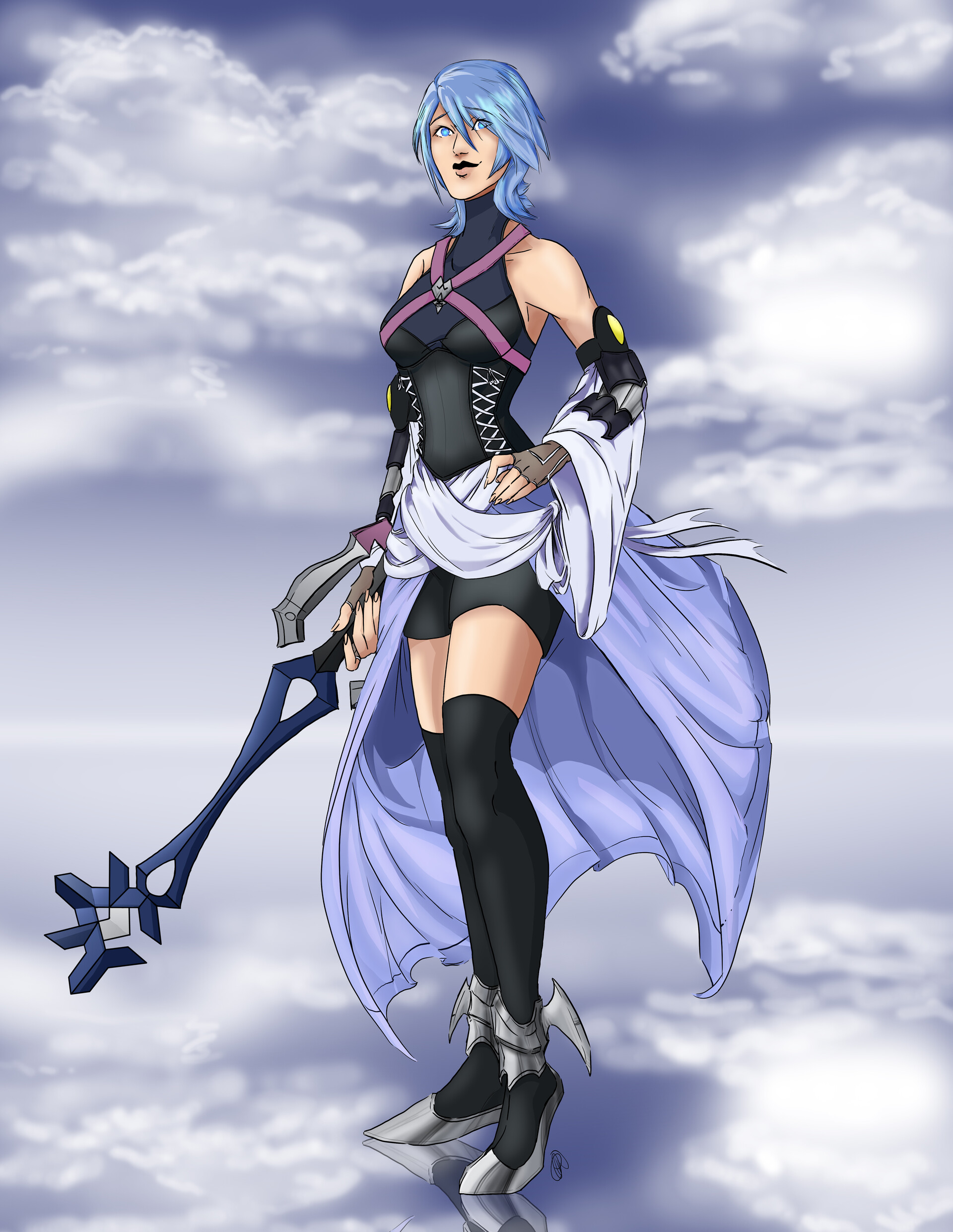 Misty Ozkan - Aqua- Kingdom Hearts Fan Art